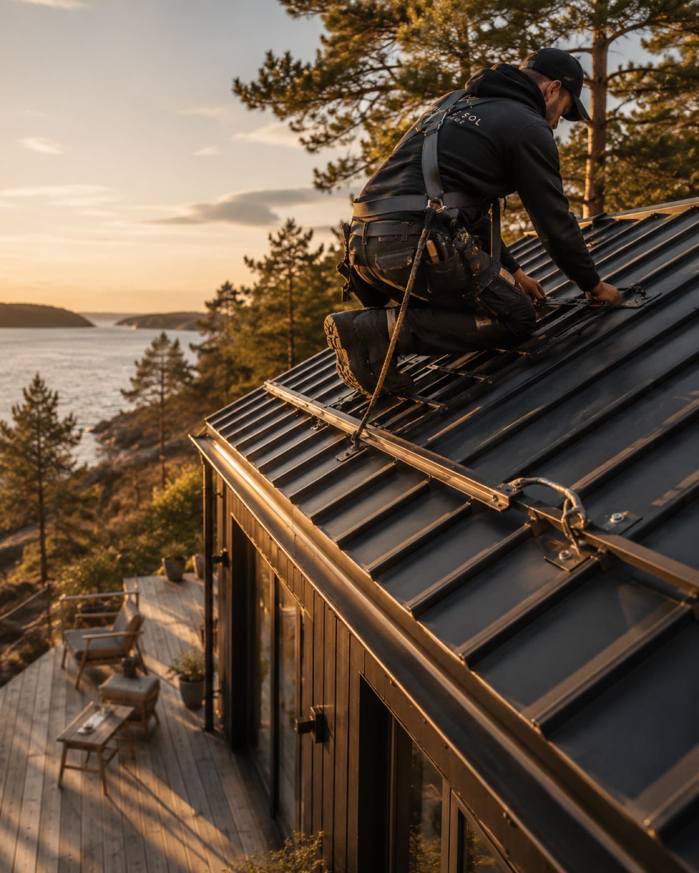 Taksäkerhet & tak — Kreativ Bygg och Solenergi